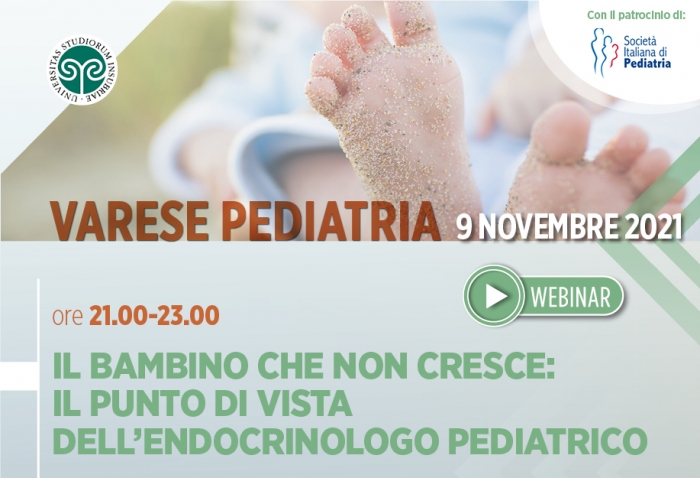 VARESE PEDIATRIA - IL BAMBINO CHE NON CRESCE: IL PUNTO DI VISTA DELL'ENDOCRINOLOGO PEDIATRICO